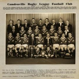 Camdenville Rugby League Football Club, B grade premiers, 1950