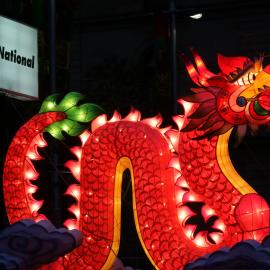 Dragon lantern, Lantern festival, Chinese New Year, Alfred Street Sydney, 2006