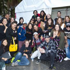 Crew at NAIDOC in the City, Hyde Park, 2013