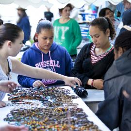 Jewellery stall at NAIDOC in the City, Hyde Park, 2013