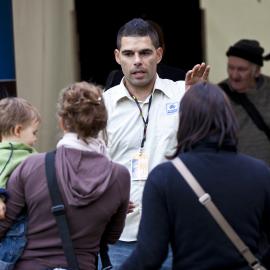 Australian Museum stall at NAIDOC in the City, Hyde Park, 2013