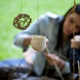 Weavings at NAIDOC in the City, Hyde Park, 2013