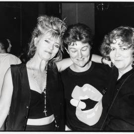 Guests at the Sydney Gay and Lesbian Mardi Gras (SGLMG) Bent party, 1991