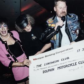 Dolphin Motorcycle Club Luncheon Club guests, Oxford Street Sydney, no date