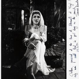 Chiffon in drag, Darlinghurst, 1994