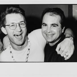 Lloyd Grosse and Claude Fabian at an ACT UP Party, 1991