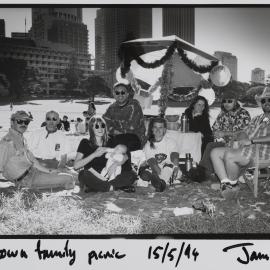 Newtown family picnic in The Domain Sydney, 1994