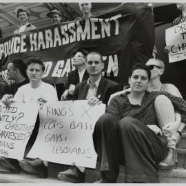 Anti-harassment protest, Liverpool Street Sydney, no date