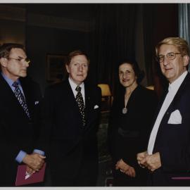 Dame Marie Bashir and Justice Michael Kirby at a Sydney Gay and Lesbian Choir (SGLC) event, no date