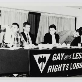 Committee members of the NSW Gay and Lesbian Rights Lobby (GLRL), no date