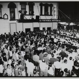 Sydney Gay and Lesbian Choir (SGLC) street performance, Newtown, no date