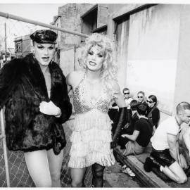 Hand in Hand party recovery in unknown laneway, 1996