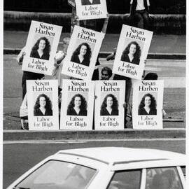 Supporters of Susan Harben, 1995