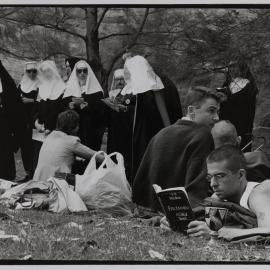 Nun's picnic at Long Nose Point, Ku-ring-gai Chase, 1989