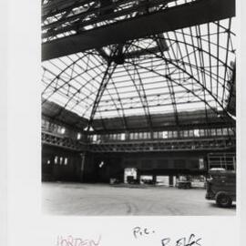 Hordern Pavilion under construction, Driver Avenue Moore Park, no date