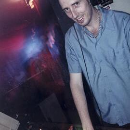 DJ at Icebox, Kellett Street Potts Point, no date