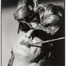 Drag queen Judy Free at the Doris Fish tribute, Kinselas Hotel, Bourke Street Darlinghurst, 1991