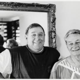 Kevin and Erris in their Maroubra Beach apartment, 1995