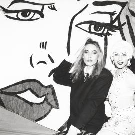 Lady Bump and Adrian in drag, Club 77, 1993