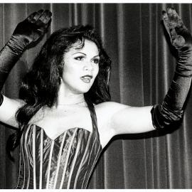 Catherine performs at Sydney Latin American Club event, 1997