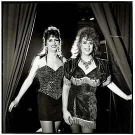 Rose Leaf and Caroline Clark for GLOW, 1991