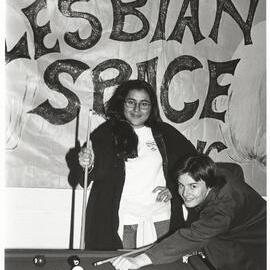 Lesbian Space Project pool table, no date