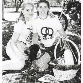 International Lesbian Day picnic, Glebe, 1996