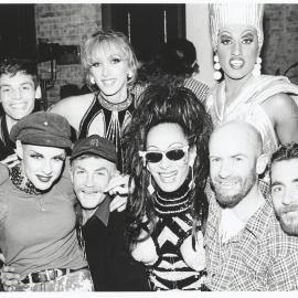 Drag queens at the Luncheon Club's DIVA event, Lizard Lounge, Oxford Street Darlinghurst, 1995