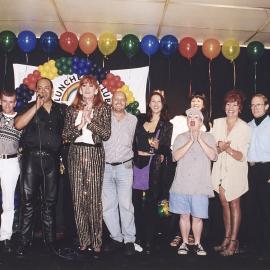 Entertainers, Luncheon Club's 5th birthday party, Exchange Hotel, Oxford Street Darlinghurst, 1998