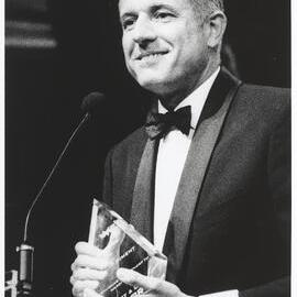 Phillip Diment wins Outstanding Commitment award, Mardi Gras Awards Night, George Street Sydney, 1996