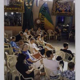 Meeting for the Sydney Gay and Lesbian Mardi Gras parade, Erskineville Road Newtown, 1998