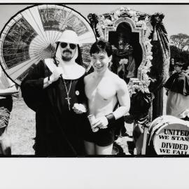 Sister Tapuia Honey Bear and Lionel, Mardi Gras Fair Day, Glebe, 1991