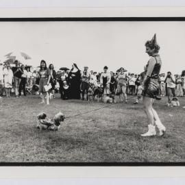 Dog show event, Mardi Gras Fair Day, Bicentennial Park Glebe, 1990