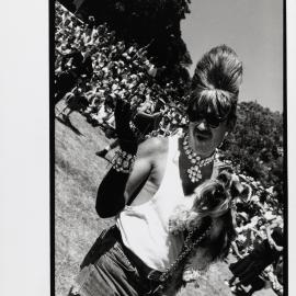 Dog show winner, Mardi Gras Fair Day, Jubilee Park Glebe, 1993
