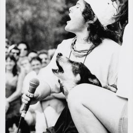 Dog show event, Mardi Gras Fair Day, Jubilee Park Glebe, 1995