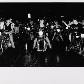 Dykes On Bikes, Sydney Gay and Lesbian Mardi Gras Parade, 1990