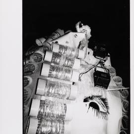 Big hair float, Sydney Gay and Lesbian Mardi Gras Parade, 1990