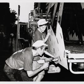 David McDiarmid and Mandy Smith, Sydney Gay and Lesbian Mardi Gras , 1990