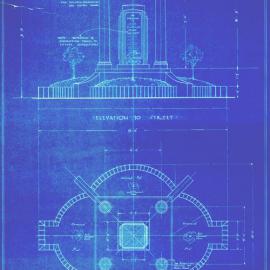 Municipality of Waterloo, War Memorial, Elizabeth Street Waterloo, 1946