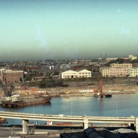 Land cleared for building of Darling Harbour, 1985