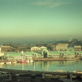 Darling Harbour under construction, 1985