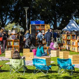 The City's Lawn Library at NAIDOC In The City, Hyde Park, 2014