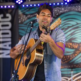 Marcus Corowa, NAIDOC In The City, Hyde Park, 2014