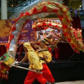 Dragon dancers, Chinese New Year Official Launch, Market City, Quay Street Haymarket, 2004