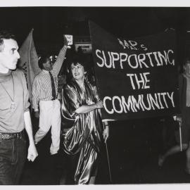 M.Ps Supporting the Community, Sydney Gay and Lesbian Mardi Gras Parade, 1992