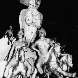 Parade float in Sydney Gay and Lesbian Mardi Gras Parade, Darlinghurst 1994