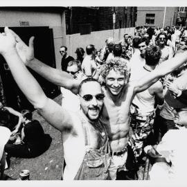 Laneway Party, Sydney Gay and Lesbian Mardi Gras Parade, Clare Street Surry Hills, 1997
