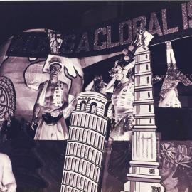 AIDS awareness float, Sydney Gay and Lesbian Mardi Gras Parade, Flinders Street Paddington, 1997