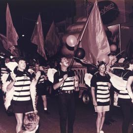 Community Support Network float, Sydney Gay and Lesbian Mardi Gras Parade, Darlinghurst, 1997
