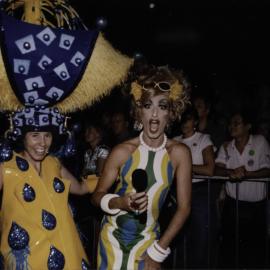 Vanessa Wagner, Sydney Gay and Lesbian Mardi Gras parade, Oxford Street Darlinghurst, 1998